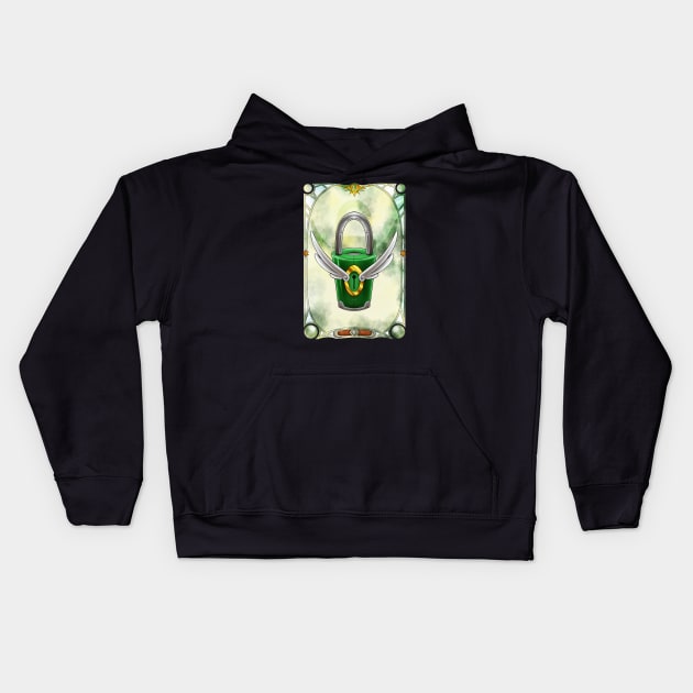 The Lock - CardCaptor Sakura Kids Hoodie by Chiisa